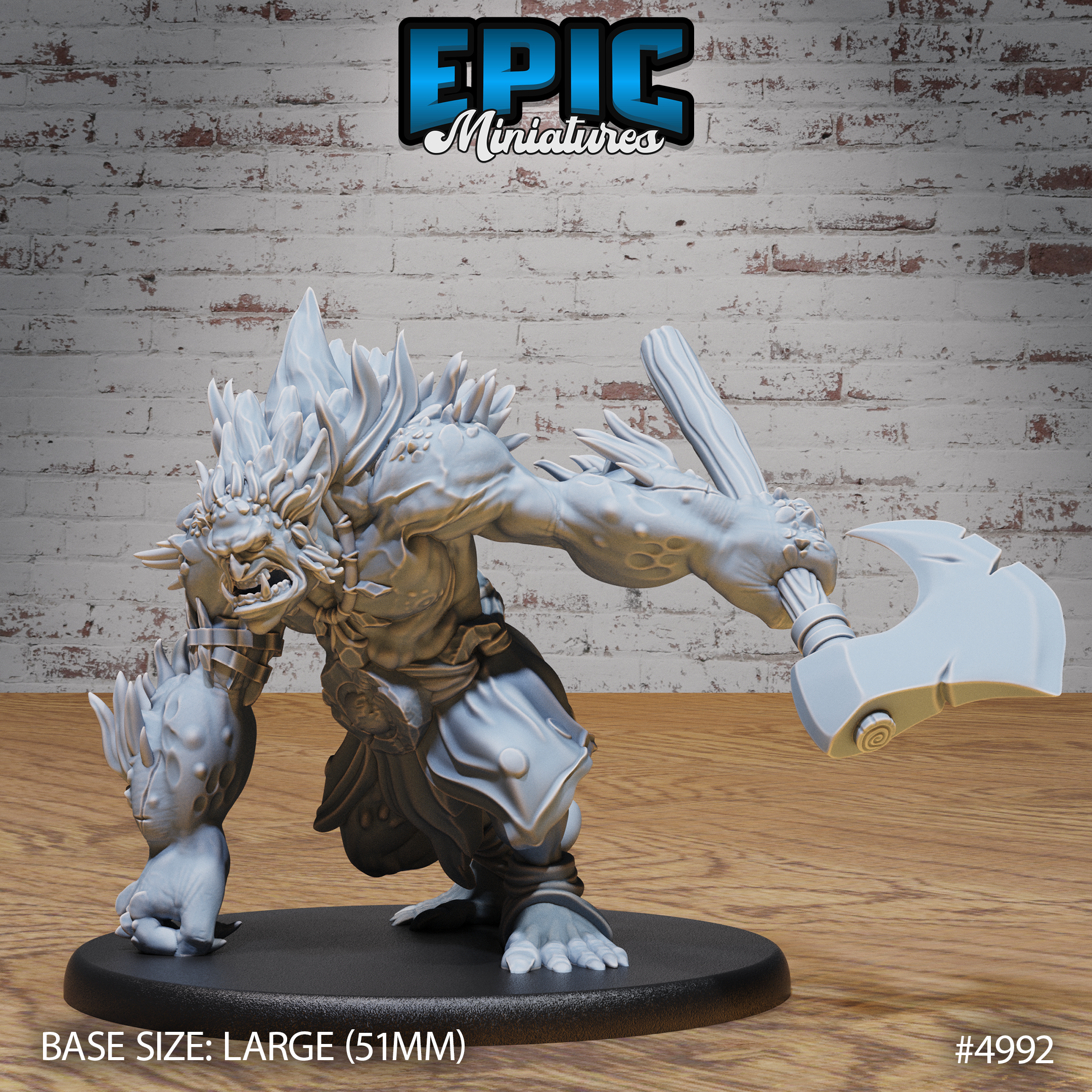 Savage Troll by Epic Miniatures | D&D Tabletop Miniature
