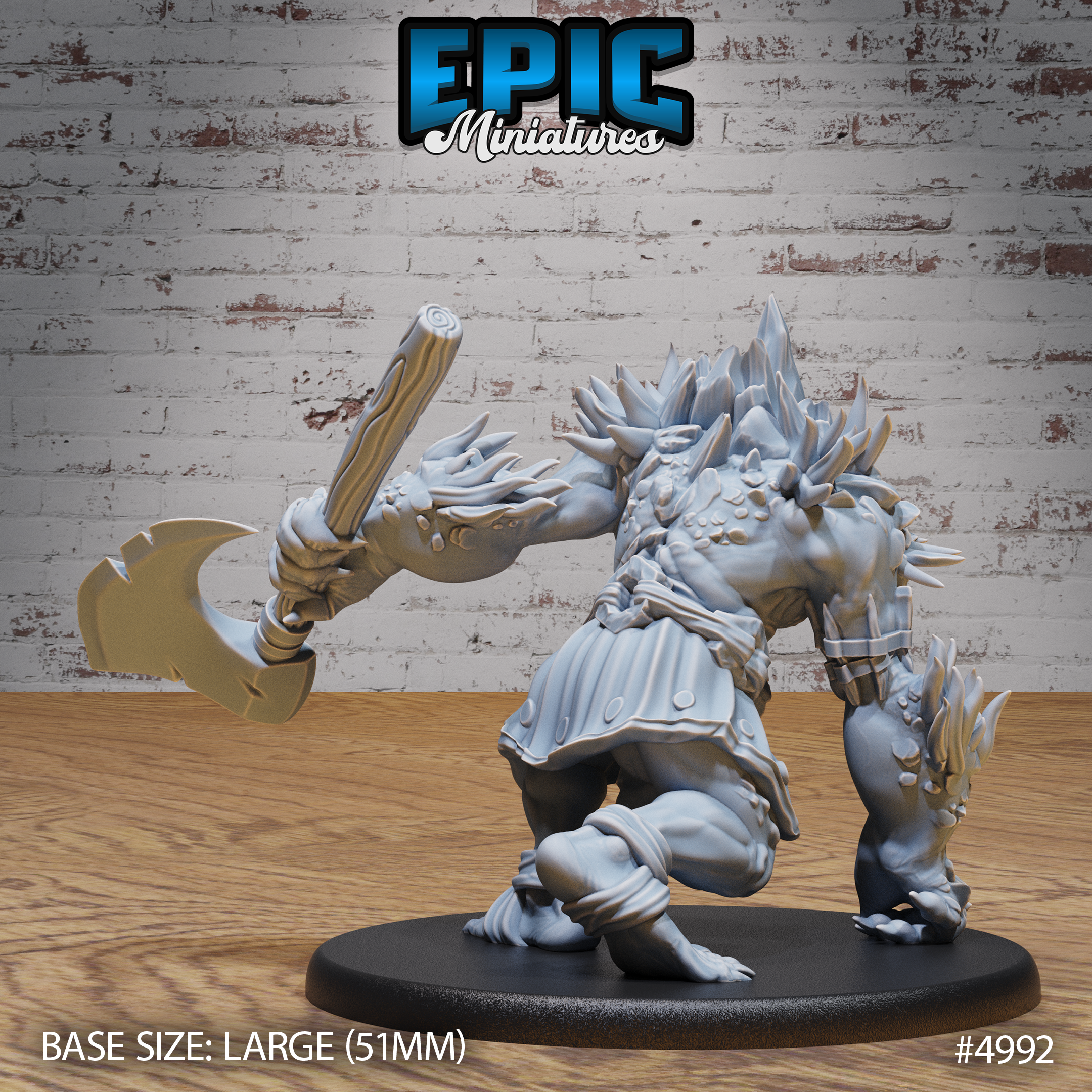 Savage Troll by Epic Miniatures | D&D Tabletop Miniature