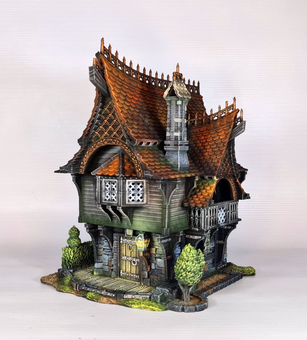 Red Rose Lodge - 28mm DND/Wargame/RPG Terrain