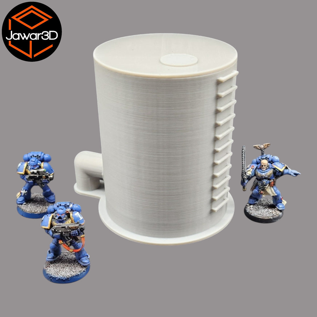 Storage Tank - 28mm Wargaming Scatter Terrain Scenery Tabletop Miniature