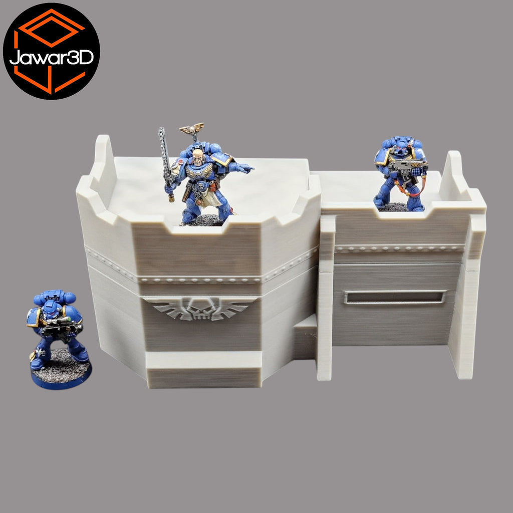 Sci-Fi Bunker Structure - 28mm Wargaming Scatter Terrain Scenery Tabletop