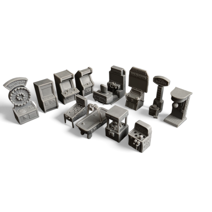 Arcade Machines for Model Railway or Diorama