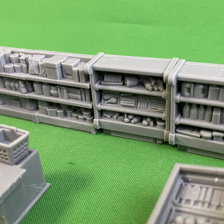 Grocery Shop Furniture for Model Railway or Diorama