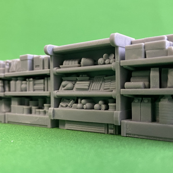 Grocery Shop Furniture for Model Railway or Diorama