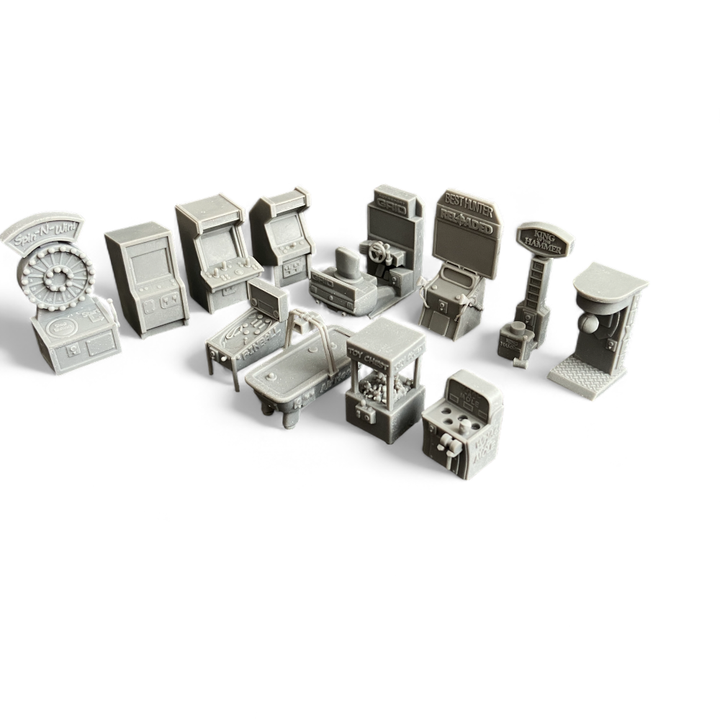 Arcade Machines for Model Railway or Diorama