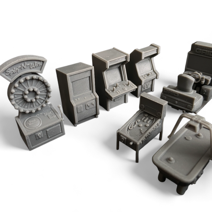 Arcade Machines for Model Railway or Diorama