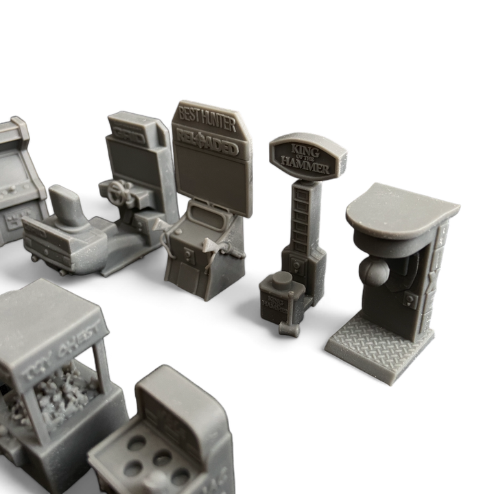 Arcade Machines for Model Railway or Diorama