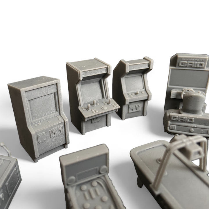 Arcade Machines for Model Railway or Diorama