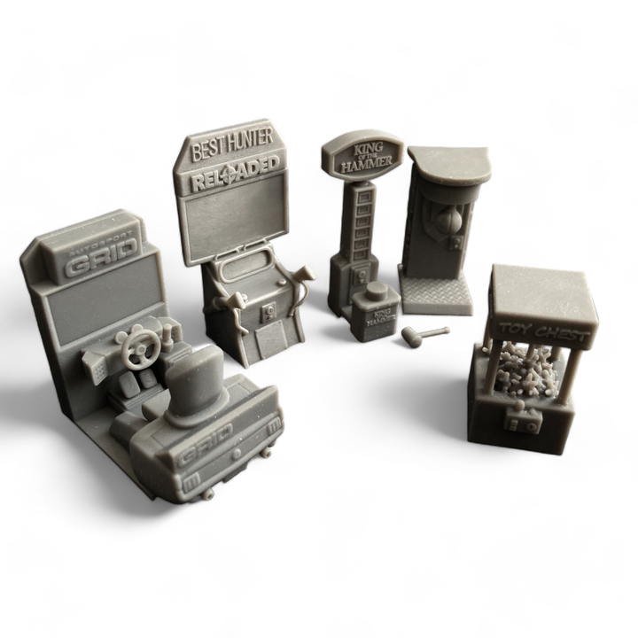Arcade Machines for Model Railway or Diorama