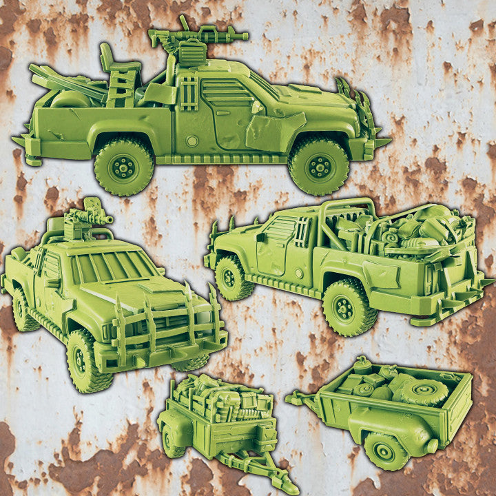 Wasteland Truck and Trailer