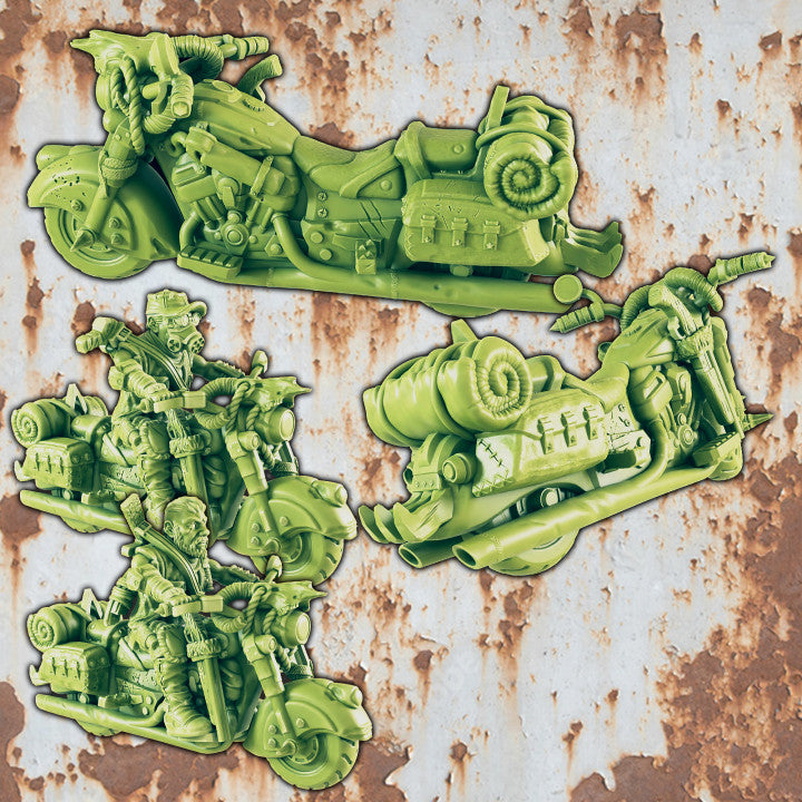 Wasteland Cruiser Motorcycle + Riders