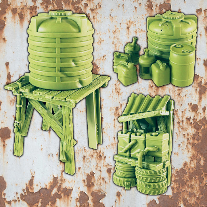 Wasteland Water Canisters and Reservoir