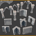 Set Of Desert Palace Features