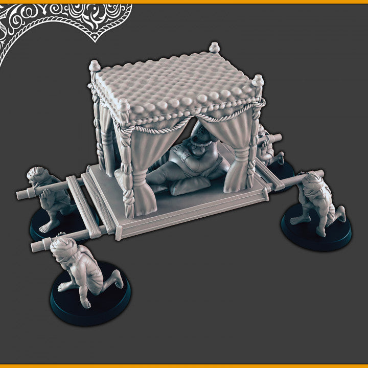 Desert Noble Lounging and Palanquin + Carriers