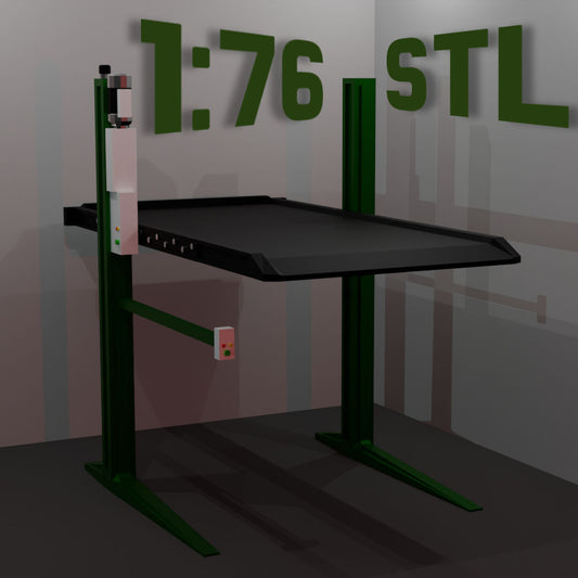 OO Gauge (1:76) 2 Car Parking Lift STL