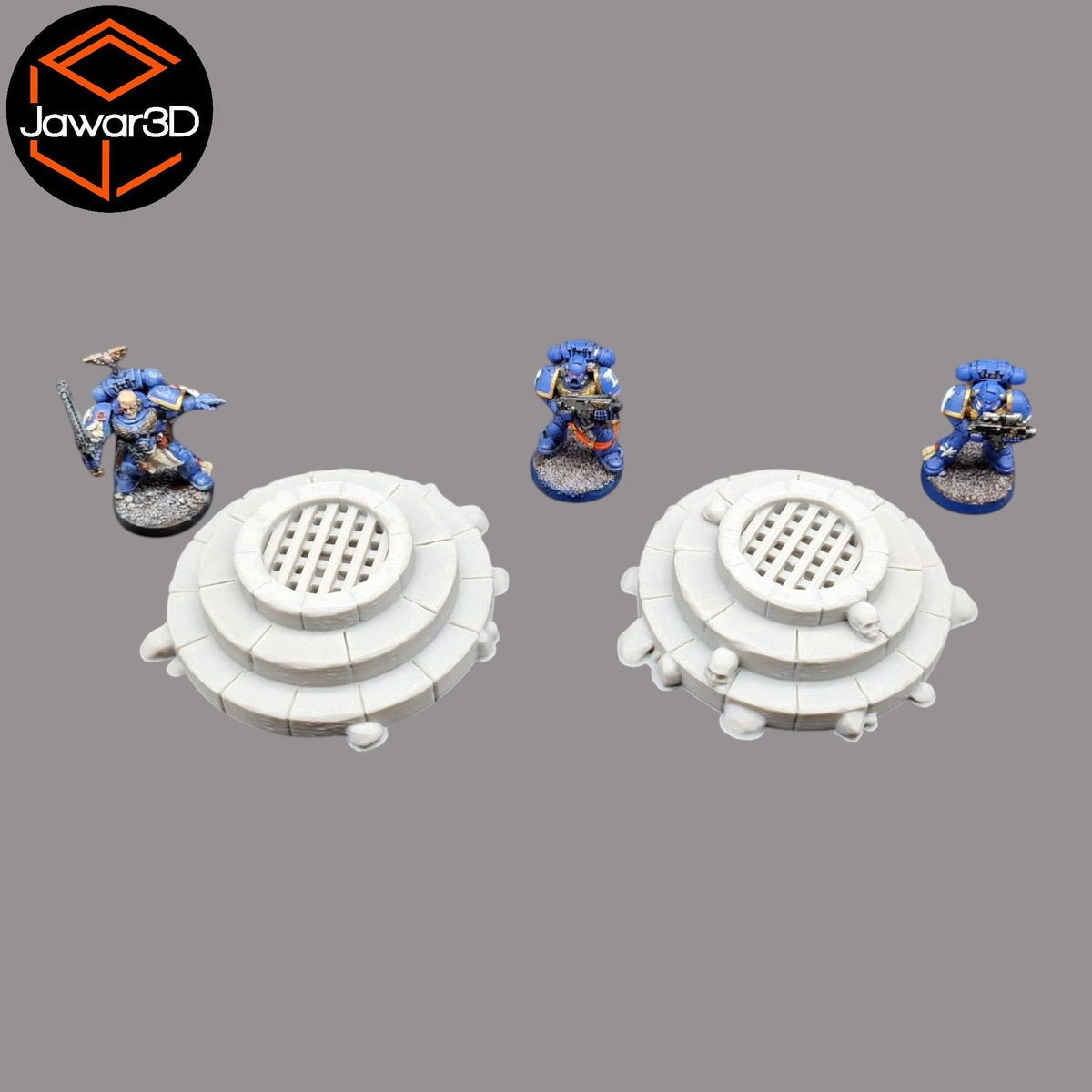 Well Cover x2 - 28mm Wargaming Scatter Terrain Scenery Tabletop Miniature