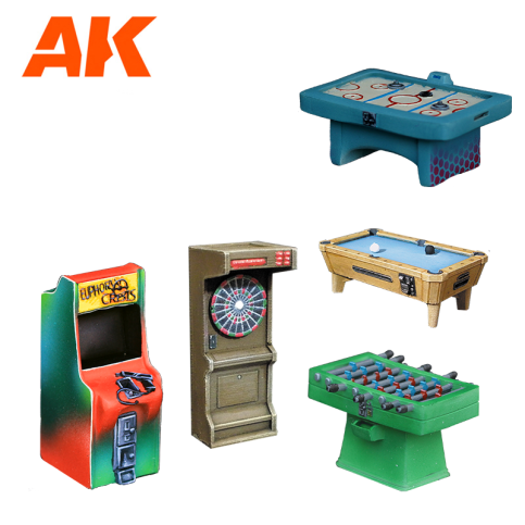 AK Interactive Arcade Wargame Set (Resin 30-35mm) AK1352