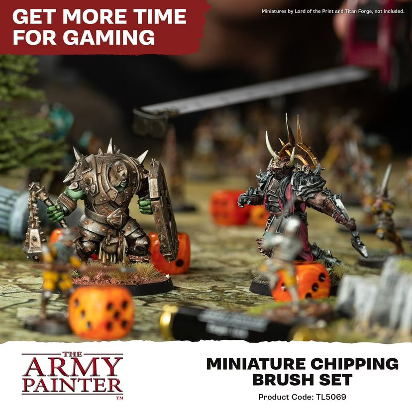 Miniature Chipping Brush Set