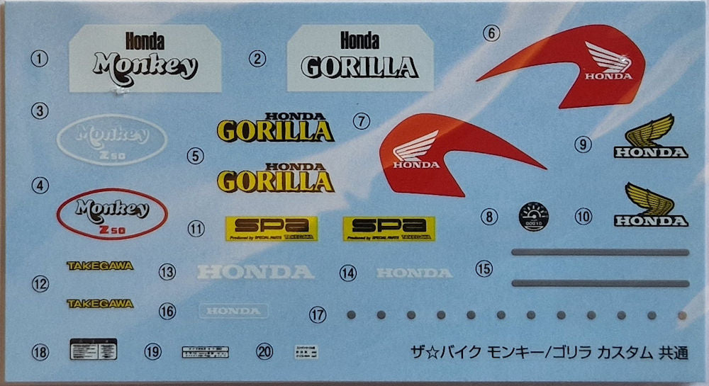Aoshima 1:12 Honda Monkey Custom