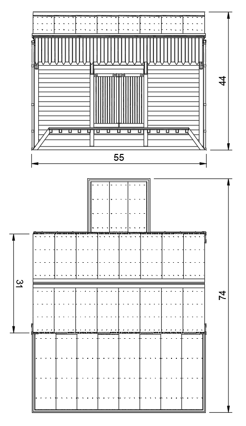 HM813B – GWR Goods Shed N Scale