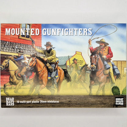 Dead Man's Hand Mounted Gunfighters 1 figures 1:56 (28mm)