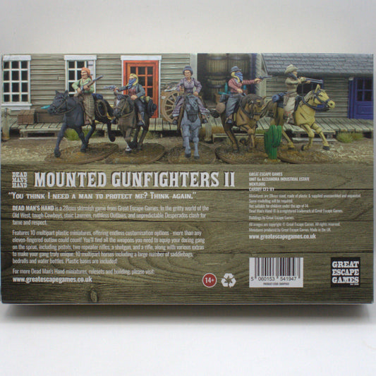 Dead Man's Hand Mounted Gunfighters 2 figures 1:56 (28mm)