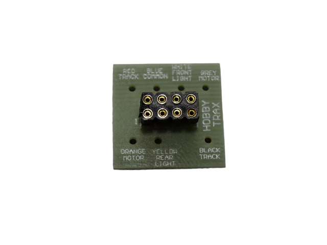 8 Pin DCC NEM652 Decoder socket hard wire adaptor board