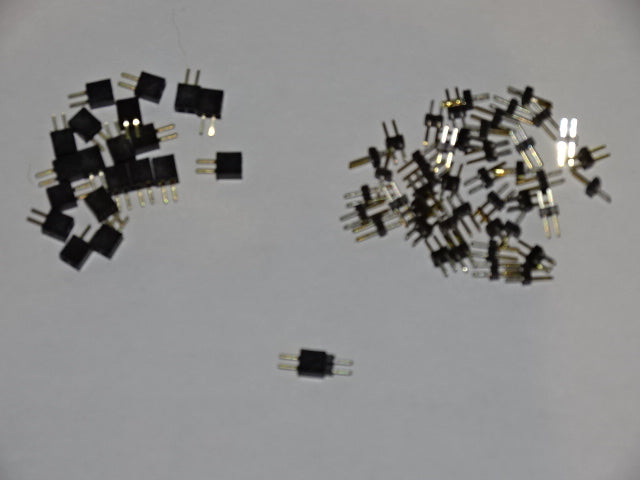 2 pin plug and socket for tender to loco connections (5 pack)