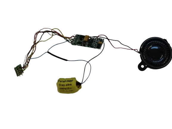 Farad-Hey! 33,000uF stay-alive capacitor for Hornby decoders