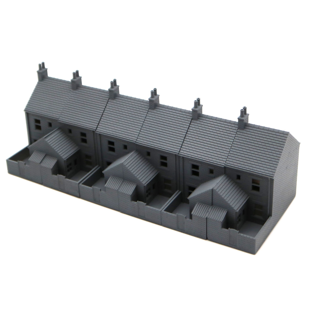 HC004A – 6x Terrace House Pack N Scale