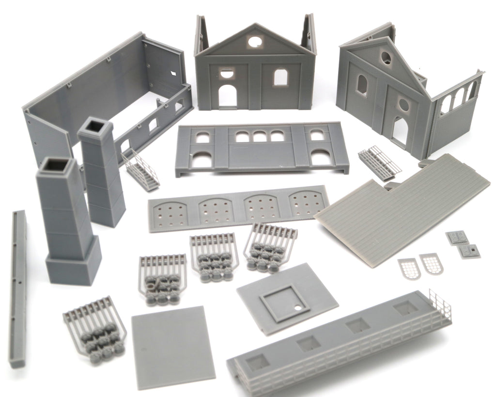 HM506A – Gas Works Retort House N Scale