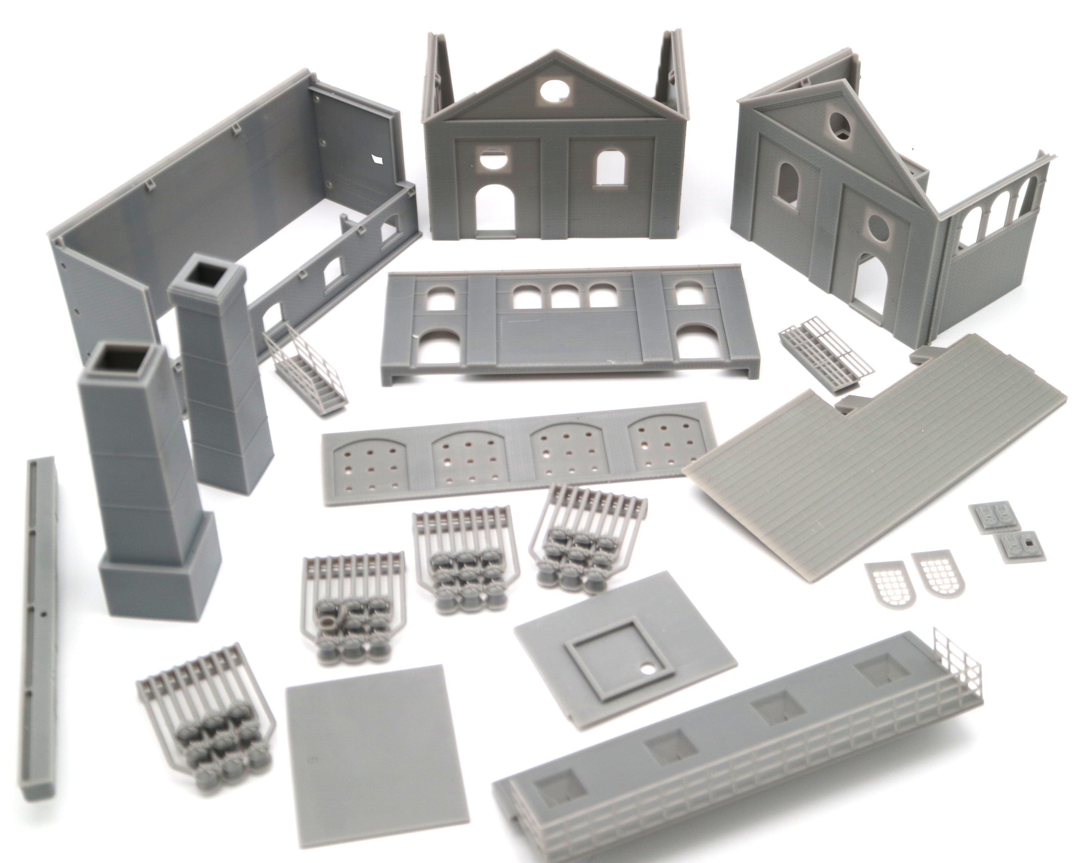 HM506A – Gas Works Retort House N Scale