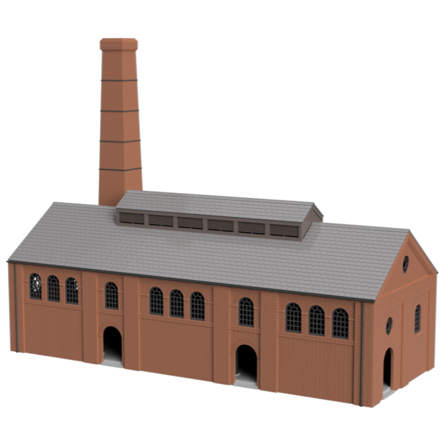 GM506A – Gas Works Retort House TT120/3mm Scale