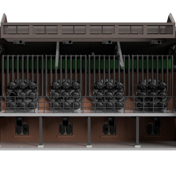 HM506A – Gas Works Retort House N Scale