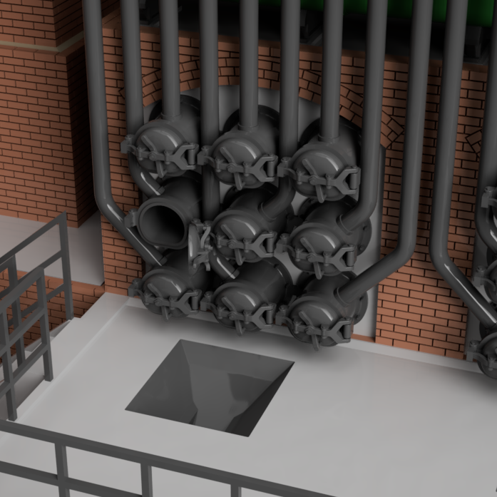 GM506A – Gas Works Retort House TT120/3mm Scale