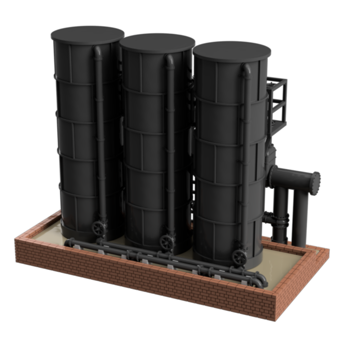 HM506C – Gas Works Condenser N Scale