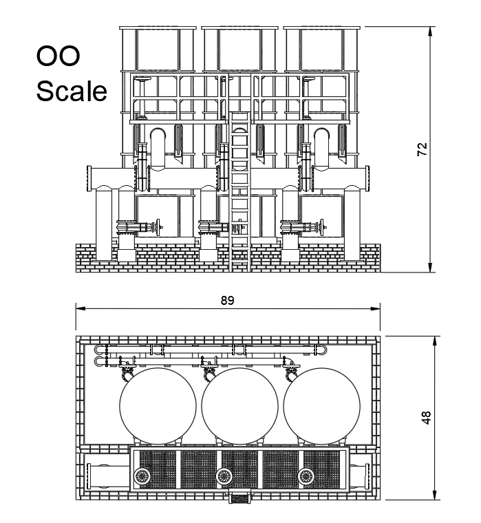 FM506C – Gas Works Condenser OO/HO Scale