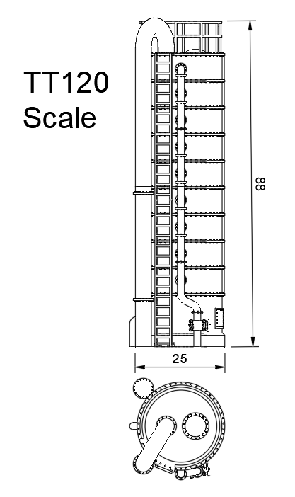 GM506E – Gas Works Gas Scrubber 3mm/TT120 Scale