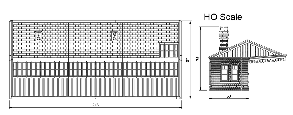 FM813A – GWR Lambourn Station OO/HO Scale