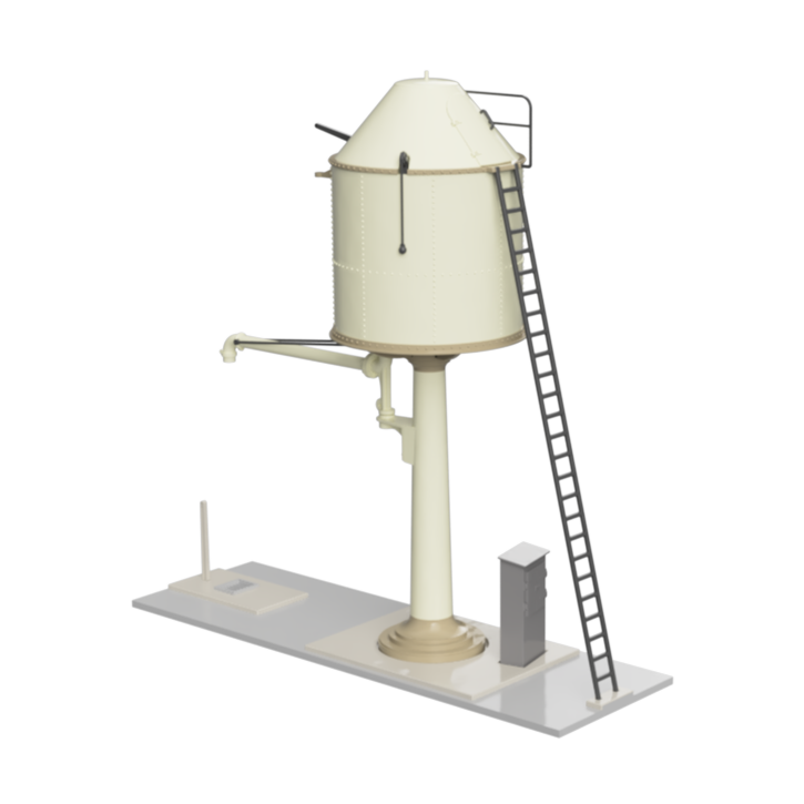 GM813C – GWR Water Tower TT120/3mm Scale
