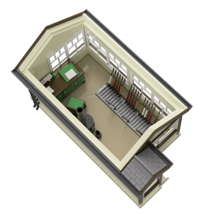HM813D – GWR Signal Box N Scale