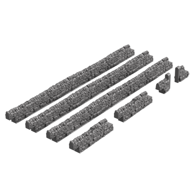GO303A – Stone Wall TT120/3mm Scale