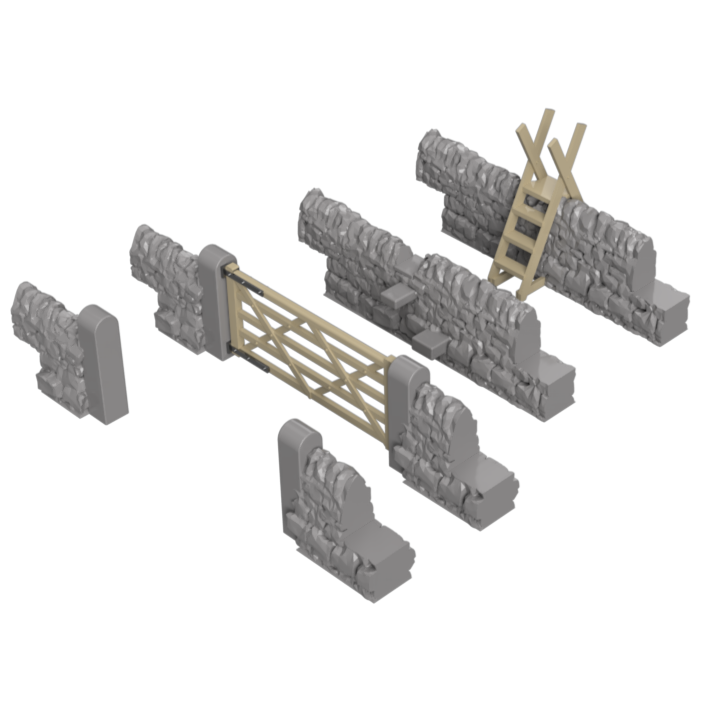 FO303C – Stone Wall Gates & Stiles OO/HO Scale