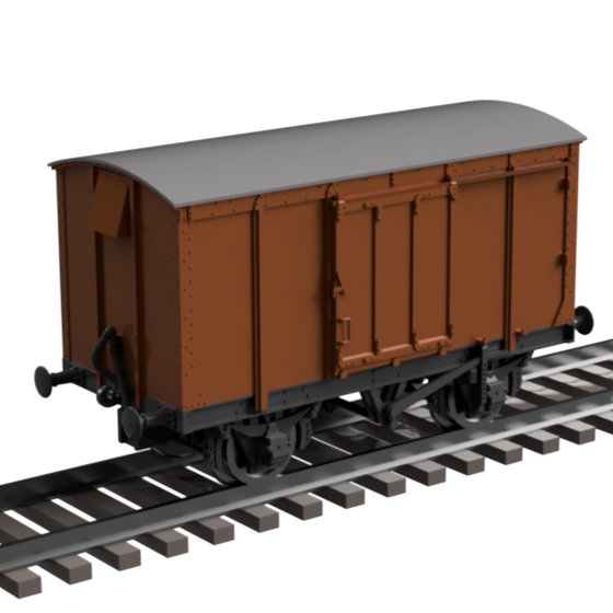 GP605C – BR (ex. LMS) 12 Ton Box Van TT120/3mm Scale