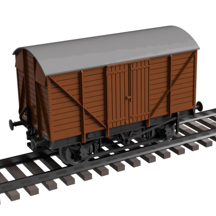 FP605E – BR (ex. GWR) 12 Ton Box Van OO/HO Scale
