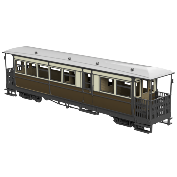 FP702A – WLLR Pickering Brake Coach OO9 Gauge