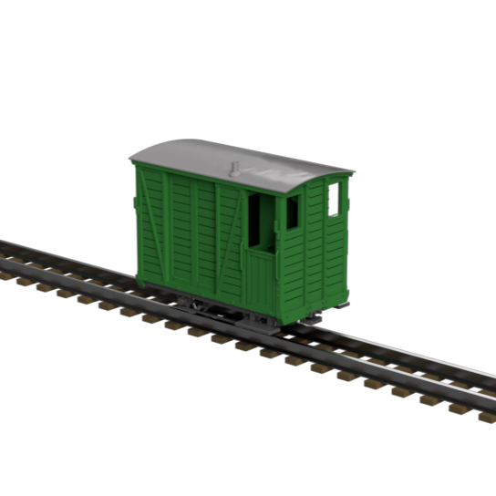 FP757A – GVT Brake Van OO9 Gauge