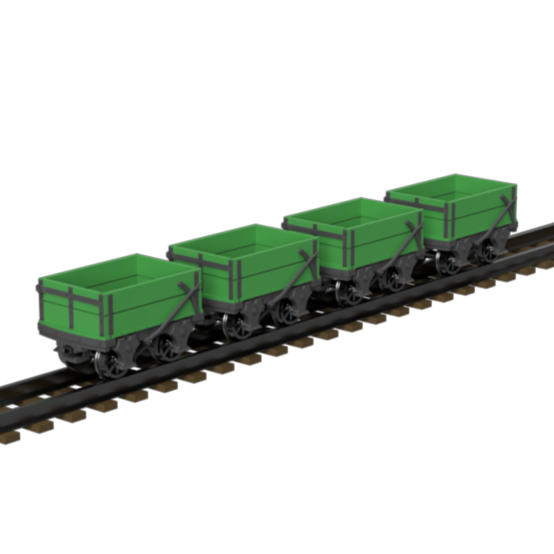 FP757E – GVT 1 Ton Open Wagon OO9 Gauge