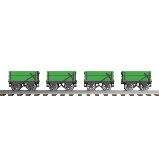 FP757E – GVT 1 Ton Open Wagon OO9 Gauge