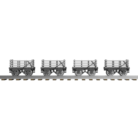 FP757I – GVT Slate Wagons OO9 Gauge